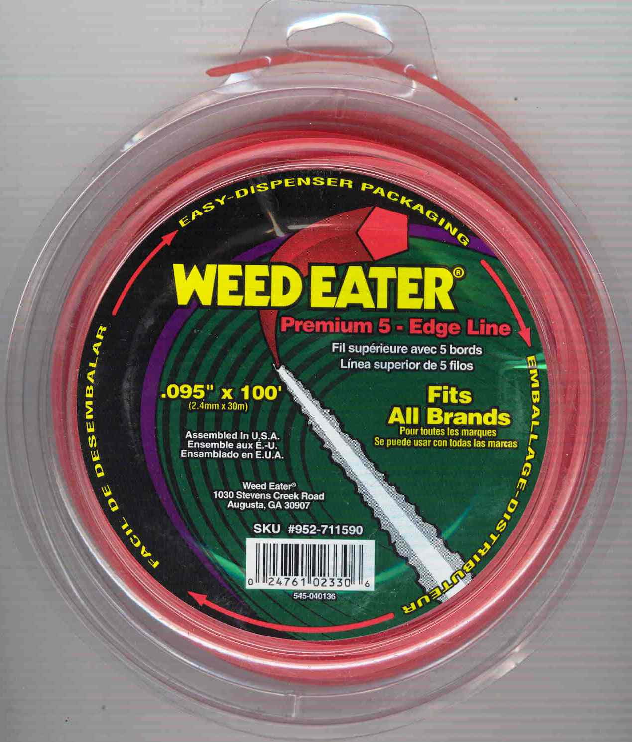 POULAN String Trimmer Line .095X100' 5 EDGE 952711590 POU952711590