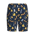 thumbnail image 2 of Lsque Scarf Ski Shoes sock Mens Sleep Pajama Shorts,Short Pajama Pants, Cotton Ultra-Soft Knit-Small, 2 of 9