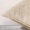 thumbnail image 5 of JIATER Pack of 2 Throw Pillow Covers 18x18,Chenille Decorative Couch Pillow Covers,Otameal, 5 of 6