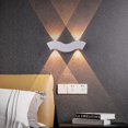 thumbnail image 4 of Japanese Style Aluminum Wall Lights LED White Fashionable Metal Wall Mounted Salt Lamp Suitable for Bedroom, Corridor, Bar, Cafe Luxury, 4 of 4