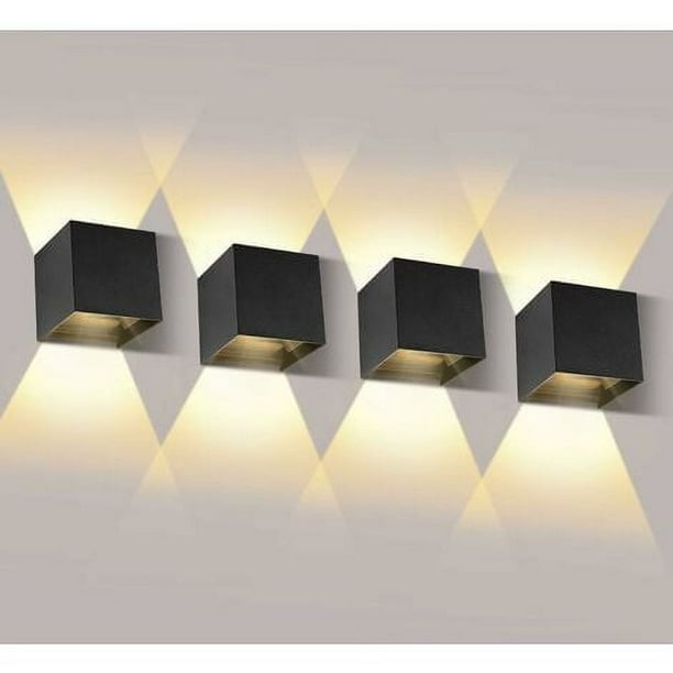 Lámpara de pared LED inalámbrica con batería, lámpara de pared con sensor de movimiento y funcionamiento a batería recargable, sin cables, apliques de pared con imán adhesivo para escaleras y pasillos