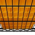 thumbnail image 2 of Seville Classics 8-Tier NSF 24-Bin Rack, 36" W x 14.25" D x 63.5" H, Yellow, 2 of 13