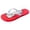 Red, variant on Flip Flops for Men Women Cartoon Print Casual Non Slip Comfortable Lightweight Open Toe Thong Sandals Beach Slippers for Unisex Summer Pool Outdoor Daily Wear Blue 11.5