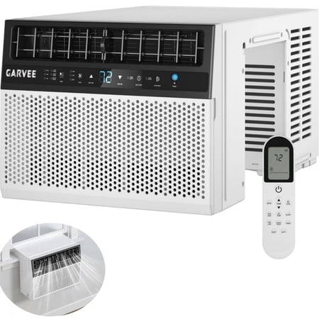 JoanKaren 6000 BTU U-Shaped Window Air Conditioner with Remote Control,Energy-Saving AC Unit Cools up to 270 Sq,Ultra Quiet,Cooling, Dehumidifier, Flexible for Home/Office