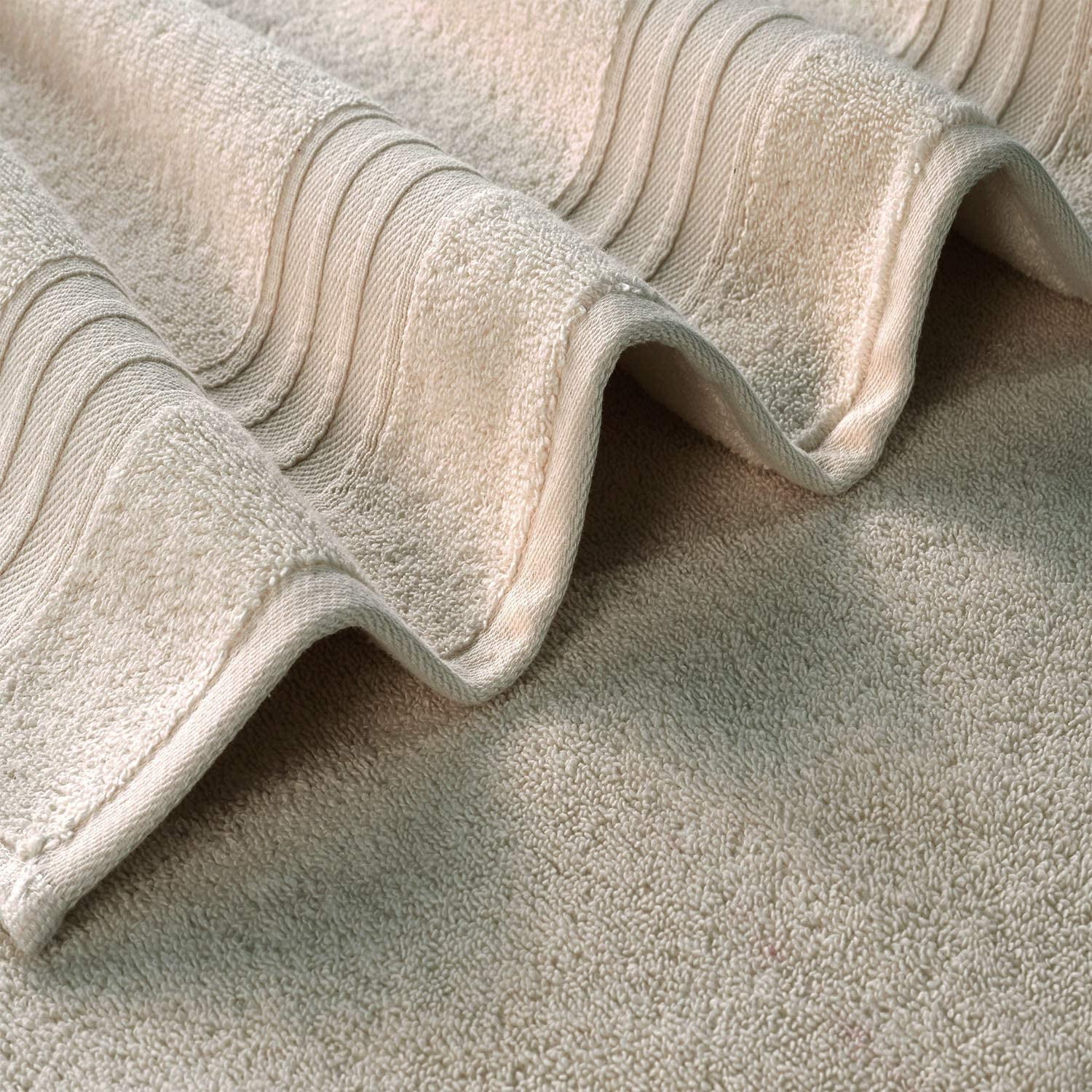 Hammam Linen Towels 13x13 6 Piece Set Wash Cloths, Sea Salt