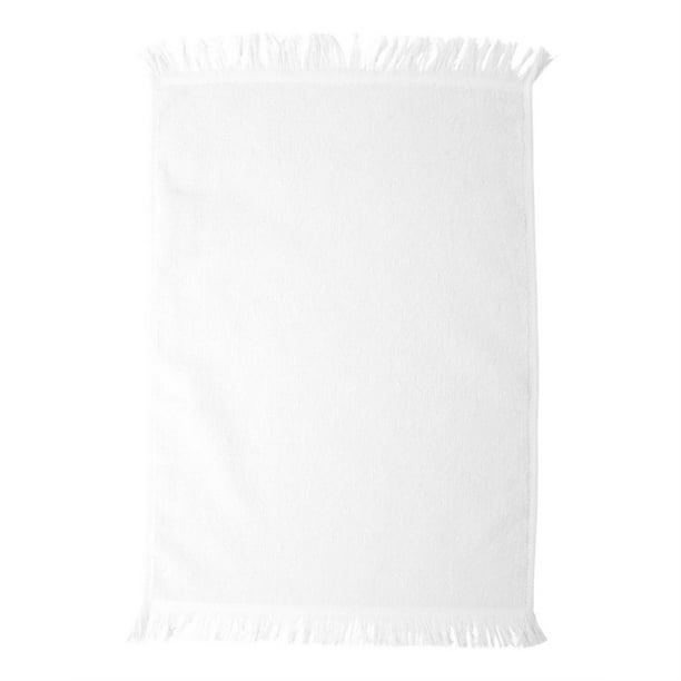 Fringed Fingertip Towel One Size / White