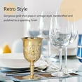 thumbnail image 6 of Mini Gold Goblet, 2pcs Altar Chalice 25ml Holy Altar Chalice Metal Shot Glasses Wine Cup for Wine Liqueur Whiskey, 6 of 9