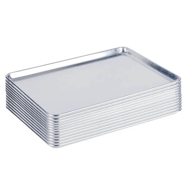 Plaque à Pâtisserie en Aluminium, Lot de 12 - 38,1 cm X 53,3 cm (15 Po X 21 Po)