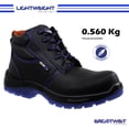 thumbnail image 2 of Zapato de Seguridad WSM, Ergonómico y muy ligero. Con Casquillo de Policarbonato. Bota de trabajo. Es un calzado Industrial inyectado directo al corte dieléctrico y antiderrapante. Est. 2958-MI WSM 2958MI-NGO300, 2 of 4