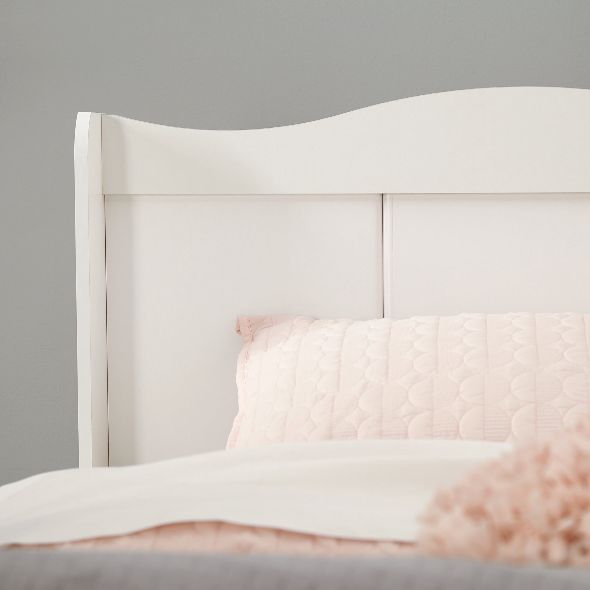 Mainstays Storybook Mates Bed, Soft White Finish