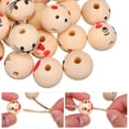 thumbnail image 7 of OUNONA 50Pcs Round Wooden Spacer Beads Assorted Colors for Jewelry Making Crafts Accessories, 7 of 7