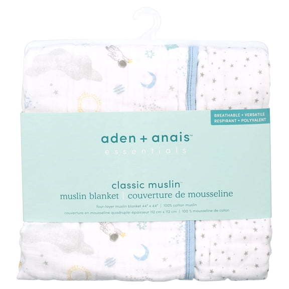 aden anais essentials Muslin Baby Cotton Blankets (1 Count)