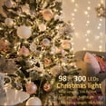 thumbnail image 2 of Lomotech Christmas Lights, 100FT 300 LED String Lights with 8 Modes Timer Connectable Waterproof Plug-in Fairy Lights for Home, Garden, Party, Holiday, Tree, Christmas Decorations (Warm White), 2 of 8