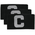 thumbnail image 3 of 3pcs Wear-resistant Captain Armbands Convenient Captain Bands Portable Football Bands, 3 of 4