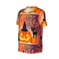 thumbnail image 6 of Fotbe Halloween Baseball Jersey Shirt for Men and Women, Casual Short Sleeves Button Down T-Shirt-Large, 6 of 9