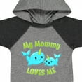 thumbnail image 4 of Inktastic My Mommy Loves Me Cute Narwhal Boys or Girls Baby Bodysuit, 4 of 5