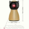 thumbnail image 2 of Automatic Interactive Laser Toy for Indoor Pets – Rechargeable Random Trajectory Laser Pointer, Keeps Cats, Kittens & Dogs Active, Perfect for Solo Play, Stress Relief & Engaging Home Entertainment W, 2 of 12