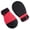 Black & Red, variant on 2 Pcs Dementia Restraint Gloves, Restraints for Elderly Dementia Patients, Restraint Gloves Dementia Products for Elderly, Anti Scratch Gloves for Adults