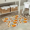 thumbnail image 7 of Yiaed Autumn Pumpkin Blossoms Print Flannel Doormat Mat Outdoor Indoor Door Mats,Welcome Matt Outdoor Front Door Mat Doormat Outdoor Mat Outdoor Mat,16"x24", 7 of 7