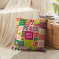 thumbnail image 4 of LALILO Throw Pillow Covers Cute And Christmas Art Backdrop Bell Cushion Cover 18" x 18", 2 Pack, 4 of 6