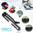thumbnail image 6 of Ski Helmet Mask Clip Hook 10-Pack ABS Plastic Helmet Accessory for Snowboard & Ski Masks 1.5in-Install Fastener for Comfortable Secure, 6 of 8