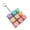 rainbow, variant on Portable 9 Key Keycaps Toy Switches Tester Keychain Tactiled Feedbacks For Anxieties Relief Offices and Travel Toy