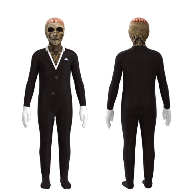 Traje Calavera Horror Body cosplay Adulto Maquillaje Bola Disfraz De Halloween Vestido cos Para Niños