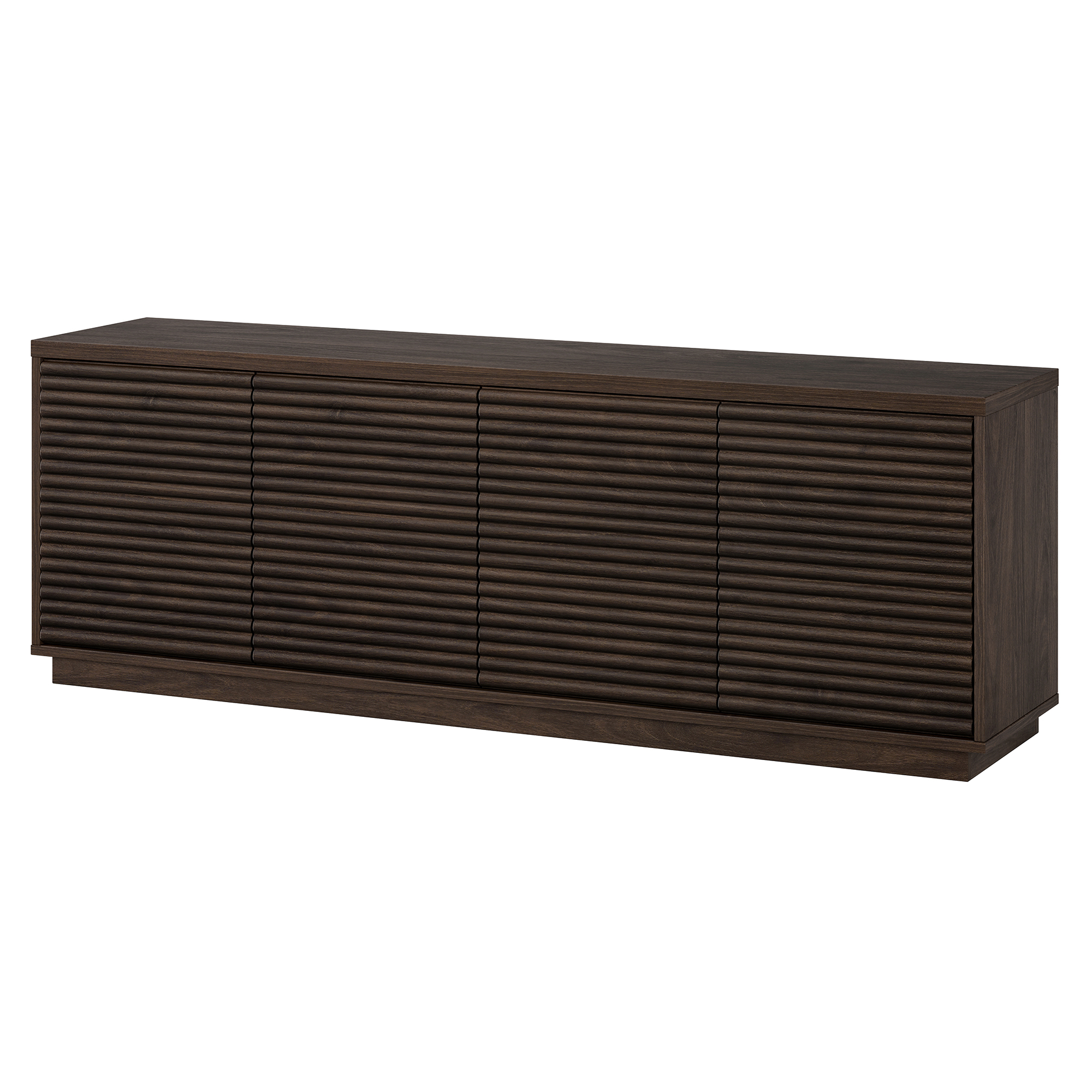 Tullis Rectangular TV Stand for TV's up to 78" in Alder Brown