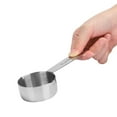 thumbnail image 4 of Slanted Small Mouth 4Pcs/set Polished Baking Measuring Cup Measuring Spoon, for Tableware Baking Tools Home Cafe Office Kitchen Food Measuring, 4 of 8