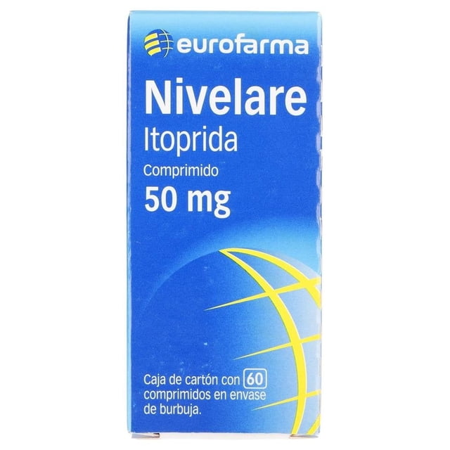 Nivelare Itoprida caja con 60 comprimidos de 50mg cada una