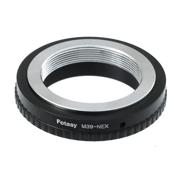 Fotasy Adjustable Brass Leica M39 39mm Screw Mount Lens to Sony NEX E-Mount Mirrorless Camera Adapter