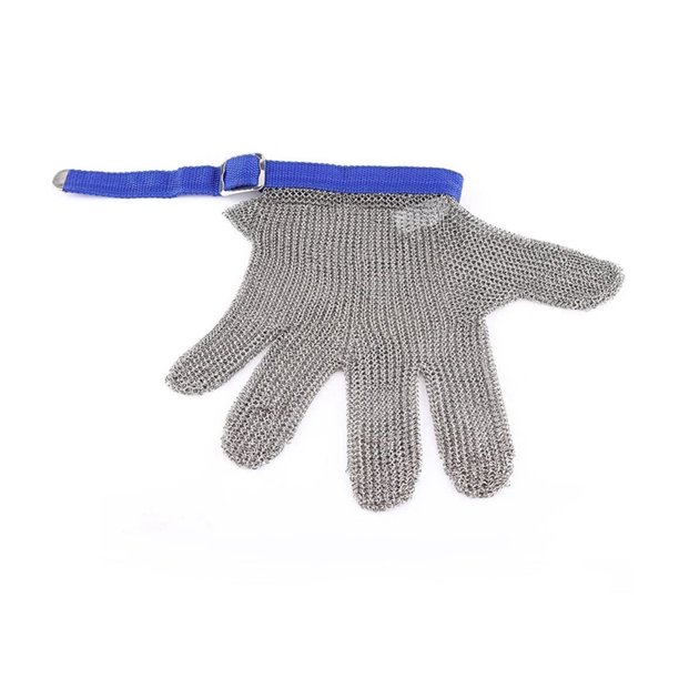 Guantes de acero inoxidable resistentes a cortes. Guantes de alambre de acero inoxidable 304. Se aplican para tallado de madera, carpintería y trabajo con cuchillos. Resistentes al desgaste.
