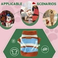 thumbnail image 3 of GASTROPOD Dog Sweater,Imitation Mink Fur Splicing Green Girl Dog Clothes,Cute Casual Dog Costumes for Large Dogs,Style3, 3 of 7