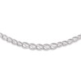 thumbnail image 4 of 14K White Gold Diamond Cut Necklace 17 Inch, 4 of 6