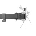 thumbnail image 3 of Support de Bureau à Double Bras pour Moniteur de 13 Pouces-32 Pouces / Entièrement Ajustable, Pivote, s'Oriente et s'Incline / Noir, 3 of 8