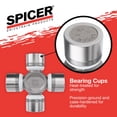 thumbnail image 3 of Spicer 5-1410-1X Joint Universel Graissable de Qualité Supérieure, 3 of 8