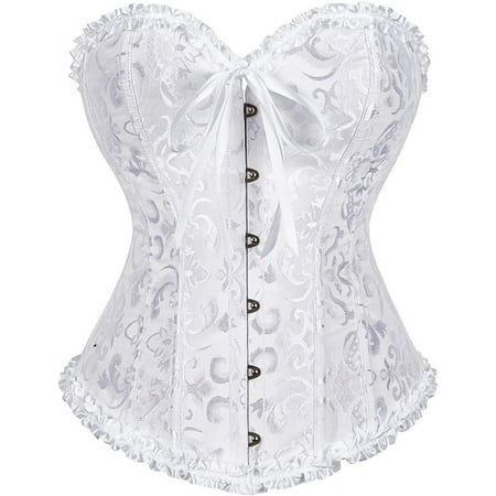 Corset Tops for Women  Bustier Shapewear Lingerie  Lace Waist Push Up Bodysuit