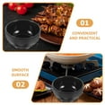 thumbnail image 4 of FONDOTIN Small Round Dipping Bowls Set of 3 Black Sauce and Seasoning Dishes for Kitchen and Dining, 4 of 6