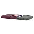 thumbnail image 6 of Dockem iPhone XS Max Luxe M2 Wallet Case; Built-in Metal Plate, 2 Card Holder Slots, Maroon/Grey, 6 of 9