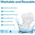 thumbnail image 3 of 10 Pack Steam Cleaner Accessories for Most Handheld Steam Cleaner - Microfiber Cloths Cover Compatible with Bissell Steam Shot, Dupray, PurSteam, Comforday Steam Cleaner, 3 of 6