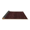 thumbnail image 2 of Ahgly Company Indoor Square Abstract Brown Contemporary Area Rugs, 6' Square, 2 of 4
