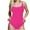 Hot Pink, variant on Youyipin Womens Swimsuits Tank Top Scoop Neck Bodysuits For Women Sleeveless Racerback Ribbed Basic Bodysuit Bathing Suits