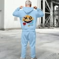 thumbnail image 2 of CONZONE Mens 2 Piece Sweatsuits Casual Men's Jogging Tracksuit Set Graphic Y2K Print Pullover Hoodie Pants Sweat Suit for Men Cozy Fall Winter Athletic Track Suit Outfits, 2 of 8