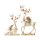 thumbnail image 1 of 2 estatuas de ciervos, adornos de mesa, colección de arte, artesanía, figuras de escritorio, esculturas de prosperidad, decoración para regalo de boda. Blanco, 1 of 9