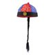 thumbnail image 5 of Disfraz de seda con sombreros orientales chinos retro para adultos Sunnimix Gorra Oriental China rojo azul, 5 of 8