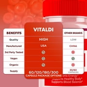 Vitaldi Blood Support Pills Advanced Formula Vitamin Supplement 120 Capsules