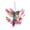 Pink, variant on Iridescent Blue Butterfly Acrylic Hanging Ornament, Flat Printed Wall Decor, Lightweight Art Pendant, Exquisite Home Gift for Living Room, Window and Wall Display