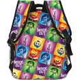 thumbnail image 5 of Anime In-side Out Backpack Canvas Funny Couple Backpacks 3D Large Capacity Travel Bags Gym Daypack Unisex, 5 of 7