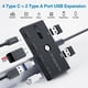 thumbnail image 2 of 10Gbps USB C Hub, 6 Ports USB C Splitter, USB C to USB C Hub for PC, Laptop,HUB Hub 3.2 Gen2 4-Port, 2 of 5
