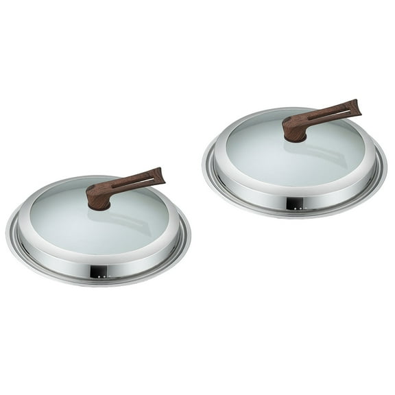 2 Pieces Sauce Saucepan Pot Cover Household Cookware Accessory